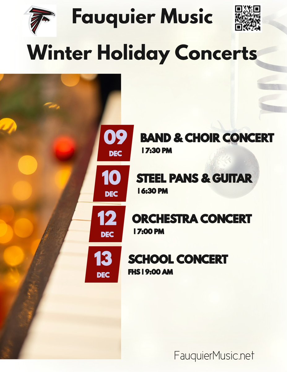 Fauquier H.S. Music (@fauquierhsmusic) on Twitter photo It’s a week full of music at FHS: fauquiermusic.net/post/winter-ho… It’s a week full of music at FHS: fauquiermusic.net/post/winter-ho…