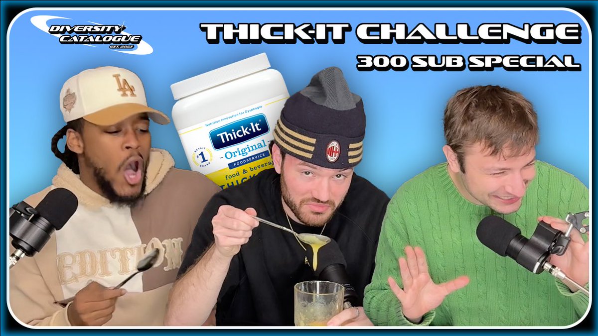 Divcatalogue's tweet image. 300 Sub vid out now where we take on the thick-it challenge watch here! 
youtu.be/JIYtJifHlyc?si…
