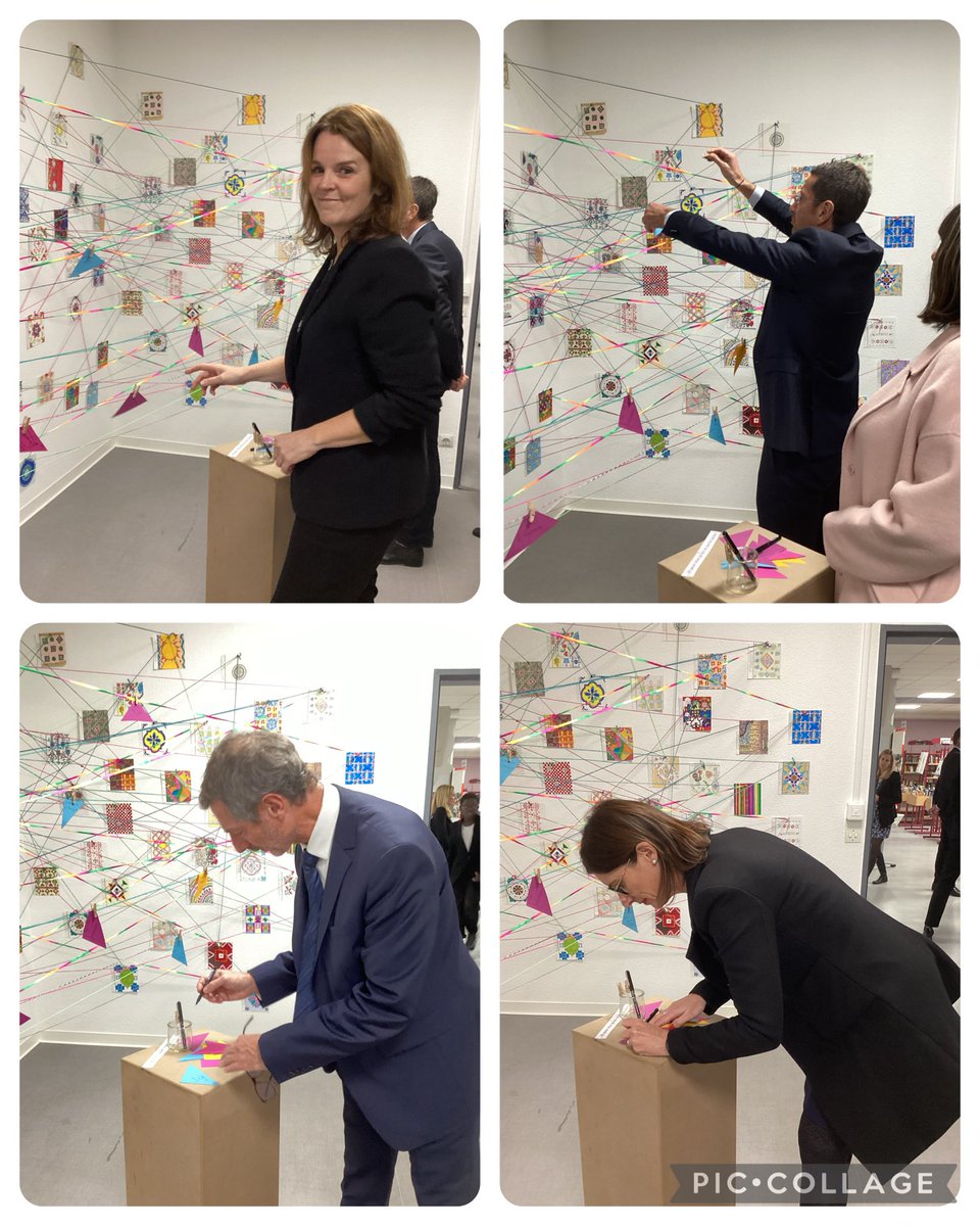 CdiVallergues's tweet photo. Tous 👨🏼‍🎓👩🏼‍🎓👩🏾‍🎓👨🏾‍🎓se sont investis. L'installation artistique a pris forme. Elèves et adultes ont donné leur définition de la laïcité. 👏🏼🙏🏼@IsaFBecker pour ce magnifique projet. Il est visible dans la galerie @CroisonnierH on vous y attend 😉 https://t.co/nDhzr6QKjQ