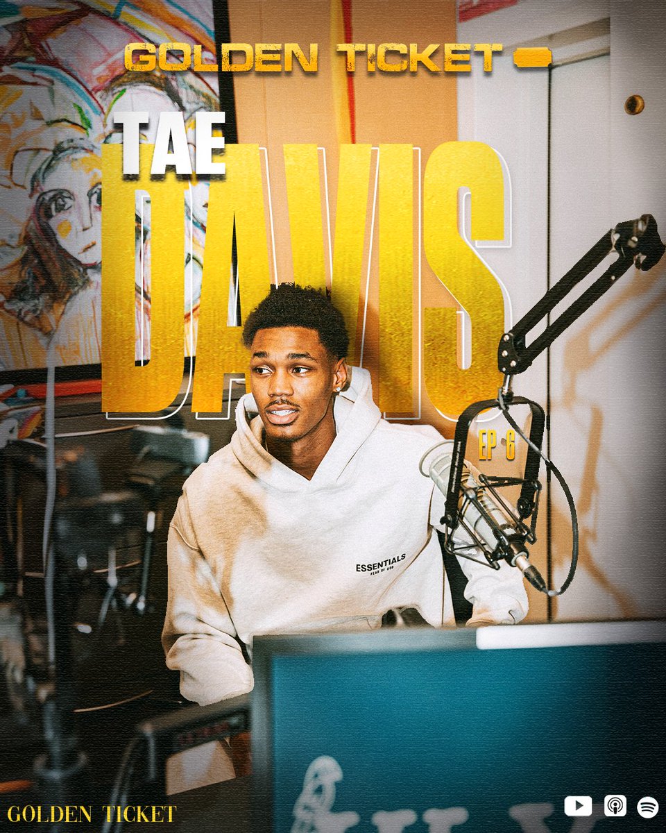 Tae Davis, the junior forward for #NotreDame Men's Basketball joins the Golden Ticket! 

Tae shares his basketball story, his faith, his family, his blessings, and his drive. After transferring to Notre Dame from Seton Hall after his freshman season, Tae hasn't looked back.