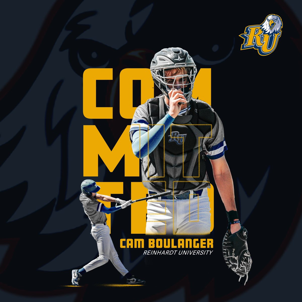 Big congratulations to the first ever  Blaze player Cam Boulanger on his commitment to continue playing at Reinhardt university. Great player and teammate but even better young man and family.