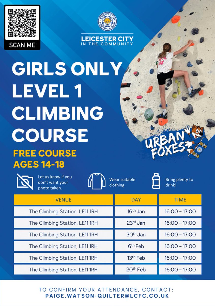 A fantastic opportunity from <a href="/LCFC_Community/">Leicester City in the Community</a>