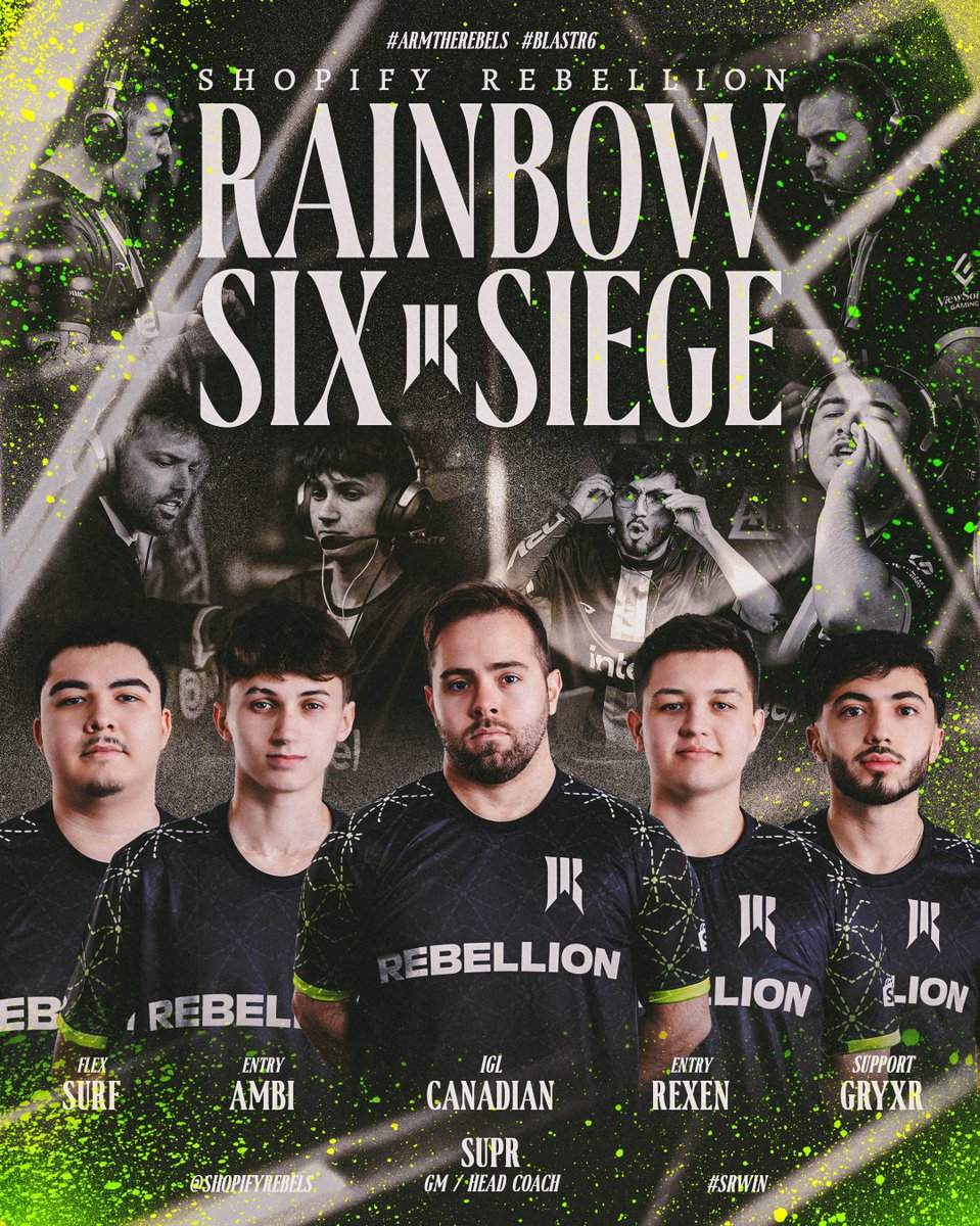 Shopify Rebellion (@shopifyrebels) on Twitter photo Some serious drywall work coming up!
Introducing Shopify Rebellion Rainbow 6: Siege.
๐ซ <a href="/RexenR6/">Richie</a>
๐ซ <a href="/Ambi_R6/">Ambi</a>
๐ซ <a href="/GryxrPR/">Gryxr</a>
๐ซ <a href="/BIGBADNADIAN/">Troy ๐จ๐ฆ</a>
๐ซ <a href="/surfego/">damianใ</a>
๐ง <a href="/suprSeth/">Seth ๐บ๐ธ</a> Some serious drywall work coming up!
Introducing Shopify Rebellion Rainbow 6: Siege.
๐ซ <a href="/RexenR6/">Richie</a>
๐ซ <a href="/Ambi_R6/">Ambi</a>
๐ซ <a href="/GryxrPR/">Gryxr</a>
๐ซ <a href="/BIGBADNADIAN/">Troy ๐จ๐ฆ</a>
๐ซ <a href="/surfego/">damianใ</a>
๐ง <a href="/suprSeth/">Seth ๐บ๐ธ</a>