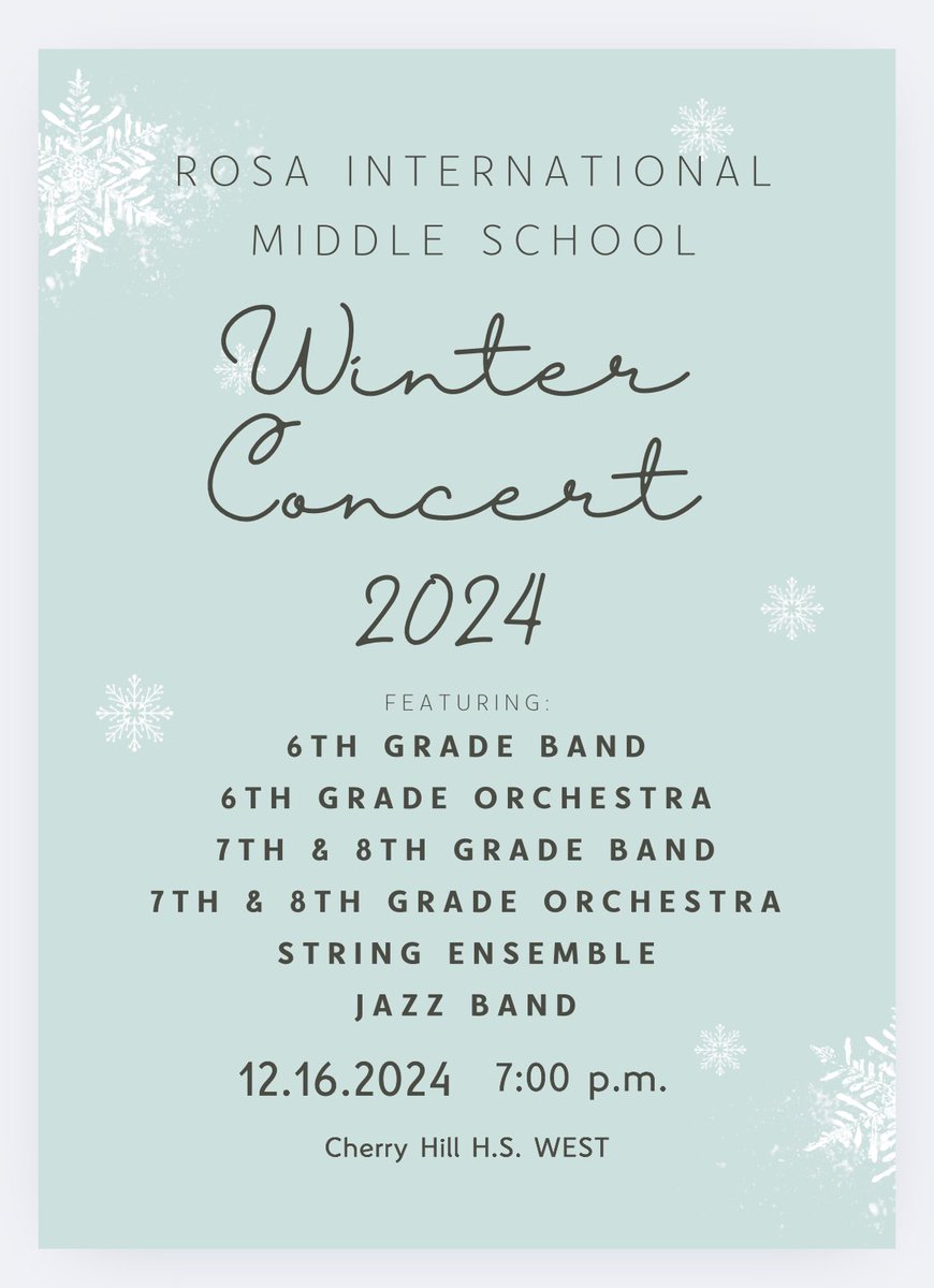Rosa Music Program tweet media