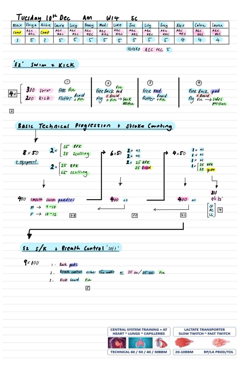 After 4 days of hard racing 🔥 the bodies are tired 📉

Time for some ‘easy’ sessions

Ez on the body &amp; Ez on the mind… 📈

<a href="/Aquatics_GB/">Aquatics GB</a>