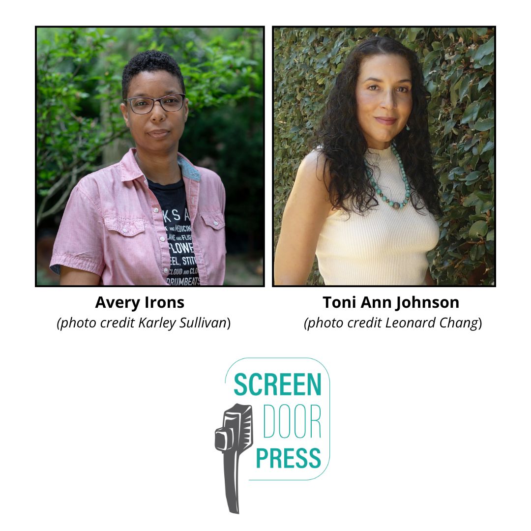 The Press is pleased to announce that Screen Door Press, dedicated to discovering unique, exceptional and varied voices within Black literary traditions, has announced its two inaugural winners: Avery Irons and Toni Ann Johnson. Click here for details:  buff.ly/41rMzzh