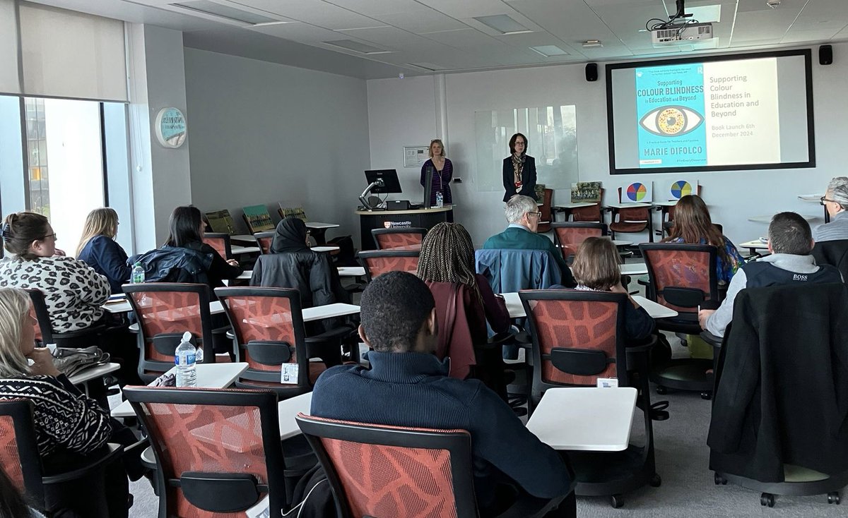 Marie Difolco (@mariesthename) on Twitter photo 📚On Friday, I had the privilege of launching my book, Supporting Colour Blindness in Education and Beyond at Newcastle University. A huge thank you to everyone who joined me to celebrate this milestone!🎉
amzn.to/4eGJxds
<a href="/colourblindorg/">ColourBlindAwareness 🇺🇦 🌻</a> <a href="/SpeechmarkPub/">Speechmark</a> 📚On Friday, I had the privilege of launching my book, Supporting Colour Blindness in Education and Beyond at Newcastle University. A huge thank you to everyone who joined me to celebrate this milestone!🎉
amzn.to/4eGJxds
<a href="/colourblindorg/">ColourBlindAwareness 🇺🇦 🌻</a> <a href="/SpeechmarkPub/">Speechmark</a>