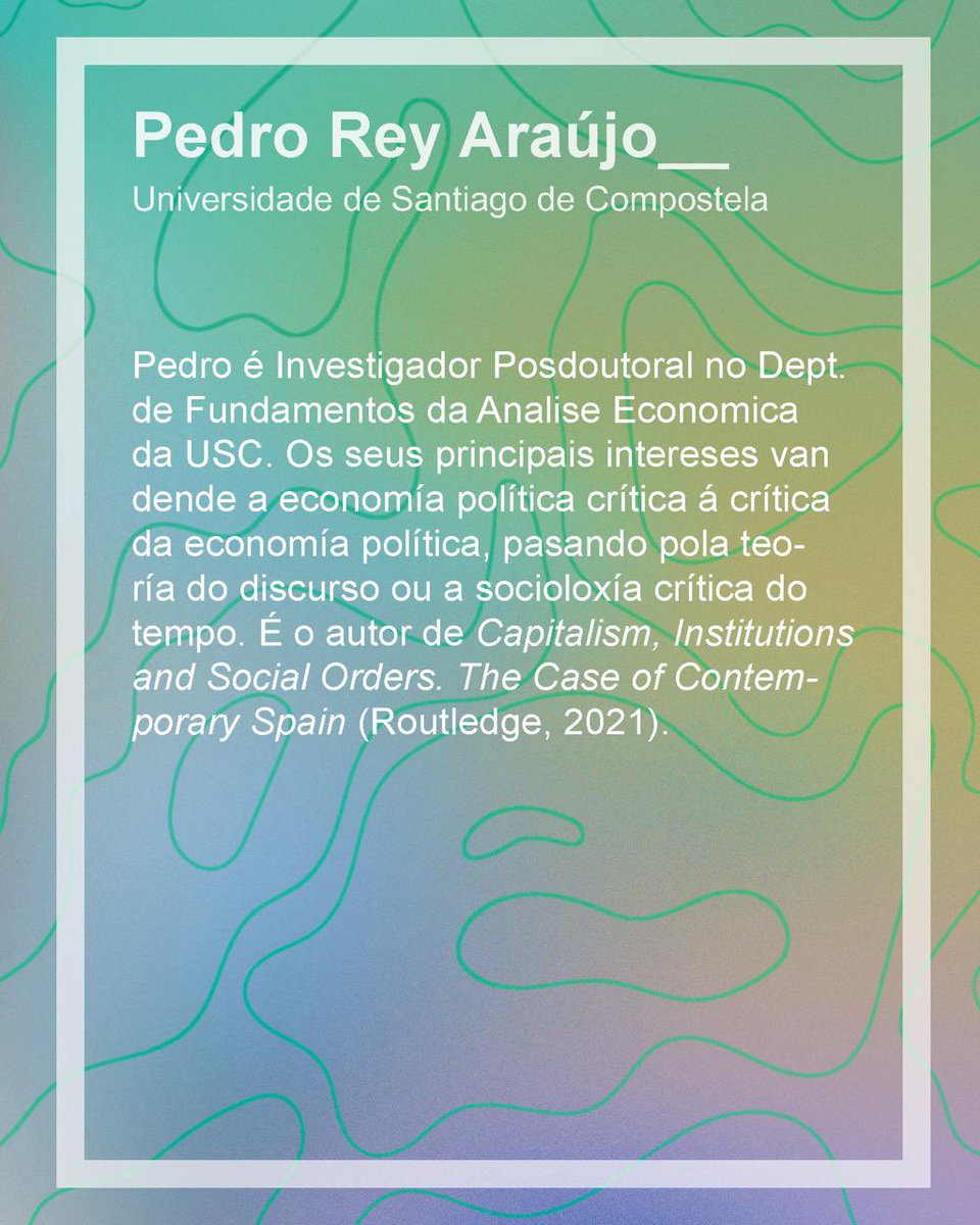 BraisEV's tweet photo. Sóbranos un C no cartaz, pero non vai sobrar tempo para conversar con @preyaraujo no Seminario de Futuros Urbanos.
Este xoves día 12 ás 19:30h na @facultadeXH da @UniversidadeUSC
Casa aberta! https://t.co/7w8eXLyXEq