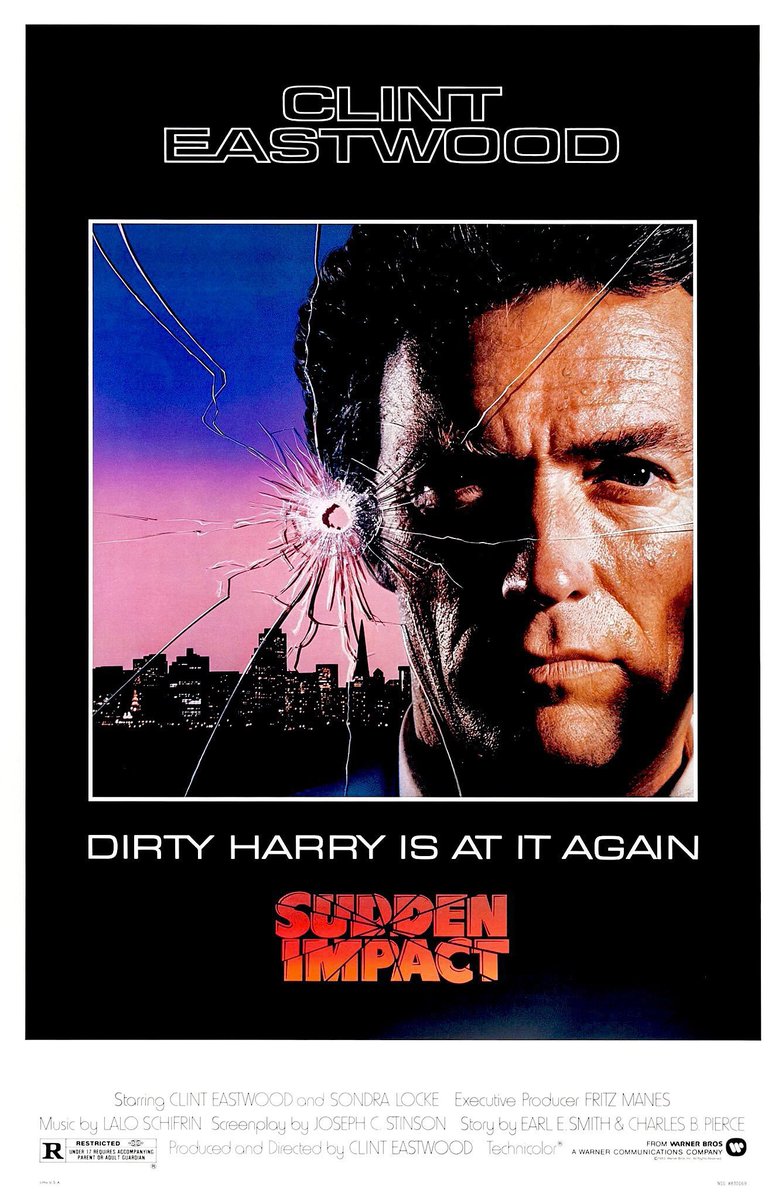 FilmNewsNos's tweet photo. 🎬MOVIE HISTORY: 41 years ago today, December 9, 1983, the movie ‘Sudden Impact’ opened in theaters!
#ClintEastwood #SondraLocke #PatHingle #BradfordDillman #PaulDrake #AlbertPopwell https://t.co/Pn236tiorN