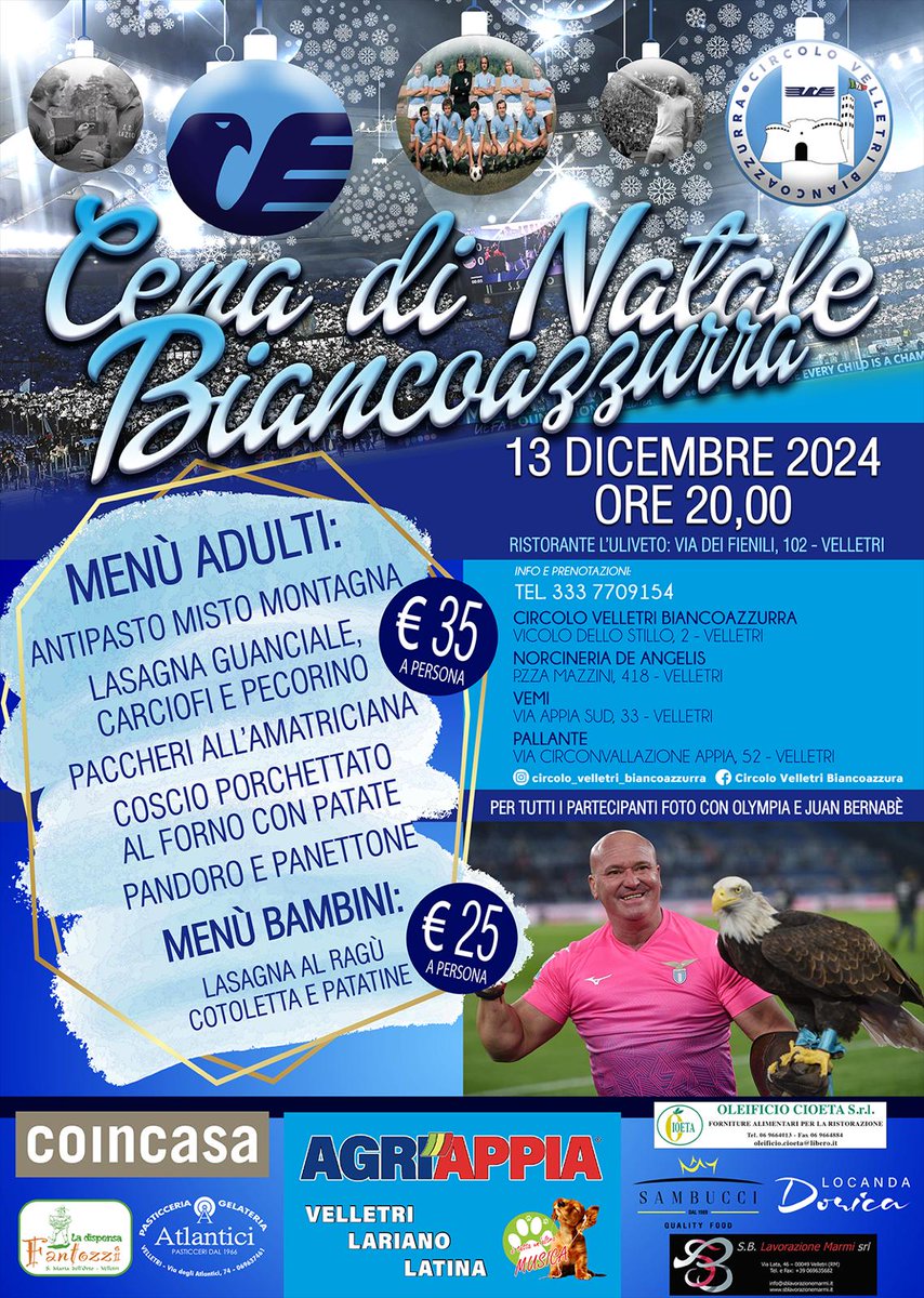 Forny79's tweet photo. Venerdì 13 Dicembre 
⚪🔵🦅⚪🔵 https://t.co/bKpVSBVNhM