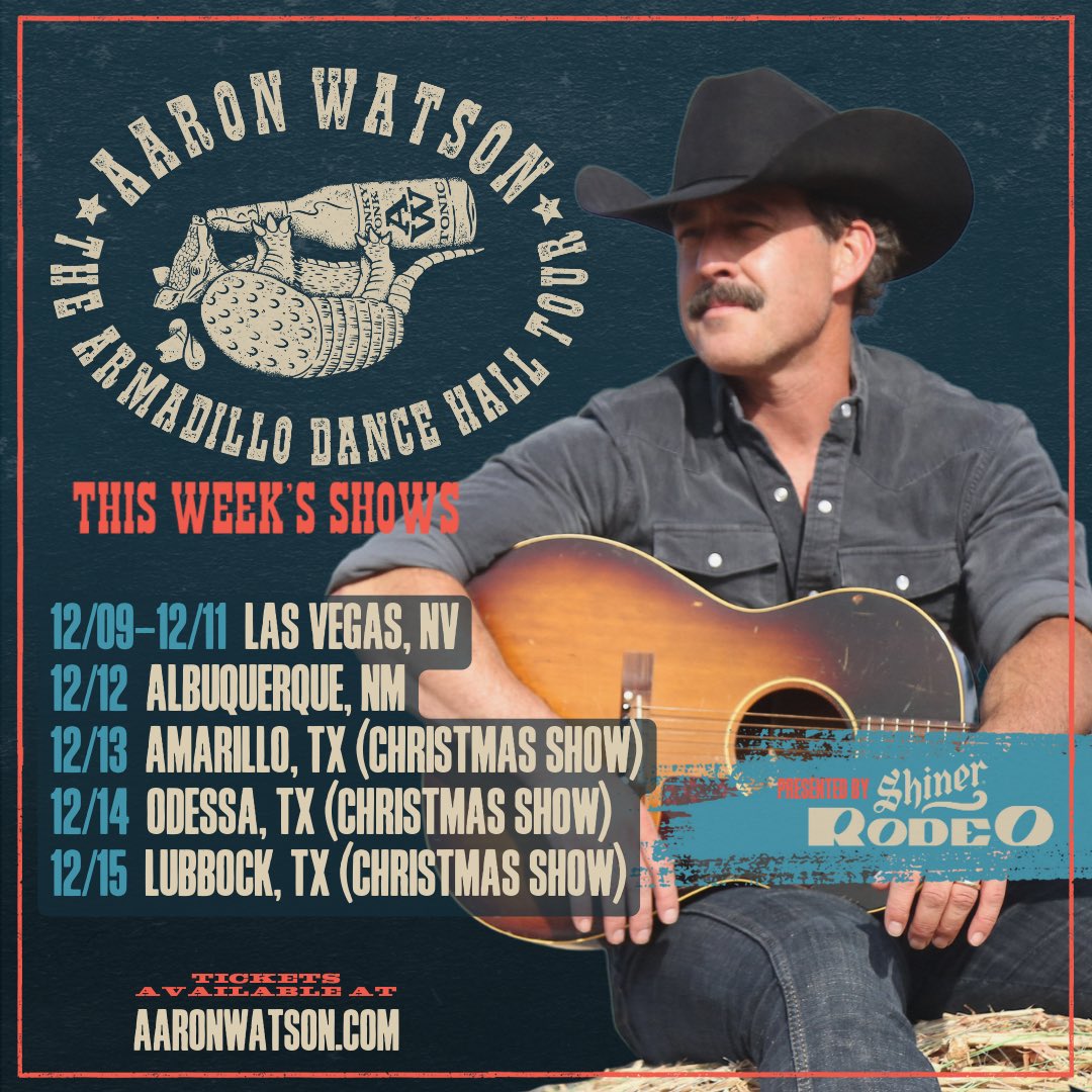 aaron_watson's tweet image. Who&apos;s coming to see us on tour this week?!

Get your tickets in the link in our bio! #countrymusic #aaronwatson