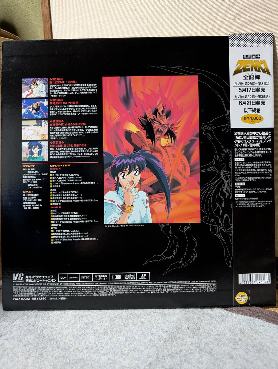 こないだの休みに見かけ 数日考えて 結局購入した 鬼神童子ZENKIの