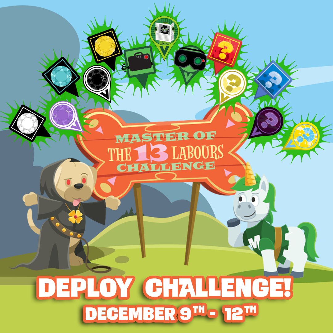 🐕🧙‍♂️ Take part in a special event NOW thru Thursday! Deploy any of the 13 featured types in-app for a chance to trigger scatters to cap AND receive Zeds or Stamps! Deploy 1 of each type to earn a special badge and 150 Zeds! #MunzeeOn