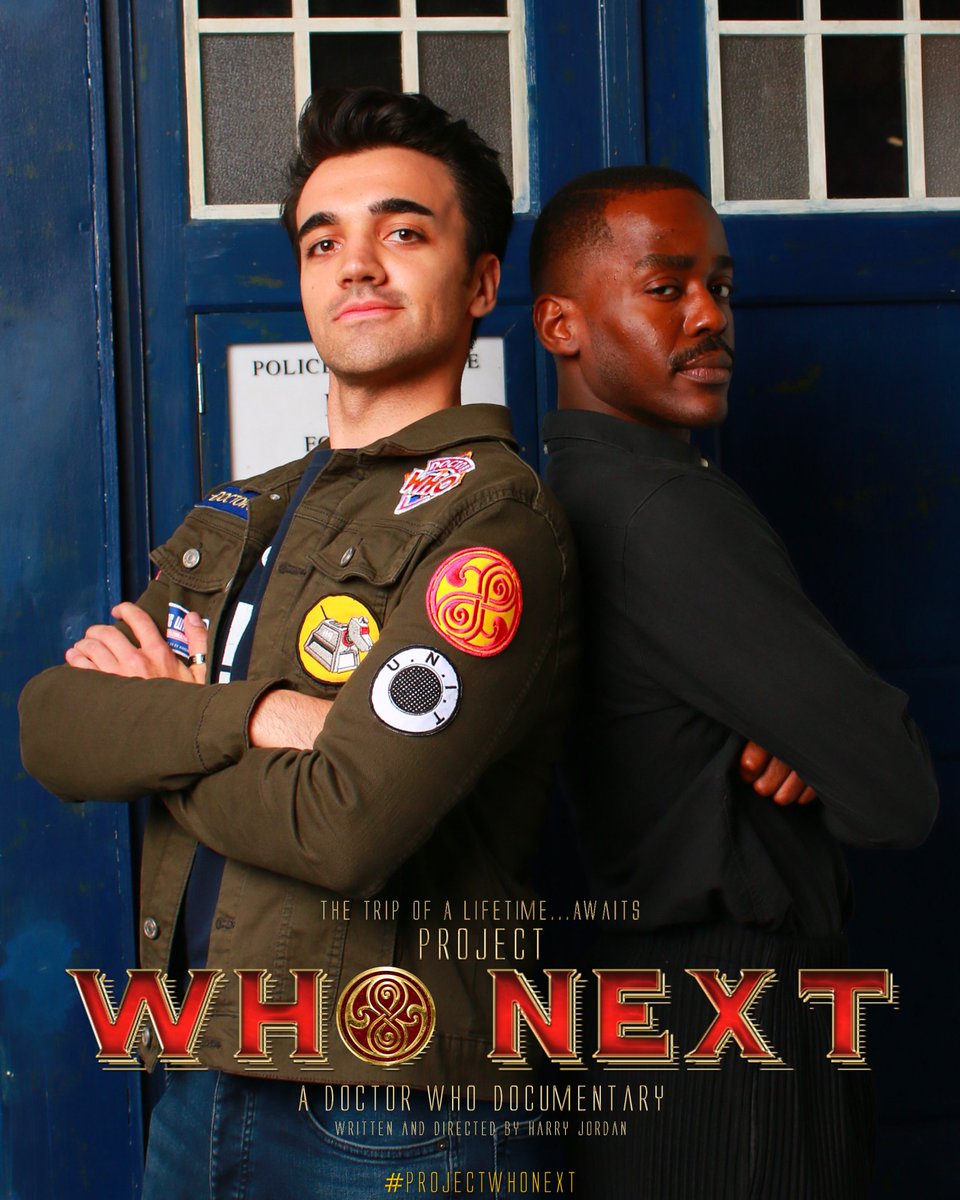 HJFilms_98's tweet photo. The Trip Of A Lifetime Awaits... 💫
Introducing the second Official Poster for Project Who Next to celebrate one year since Ncuti Gatwa made his first appearance as The Fifteenth Doctor 💫
#ProjectWhoNext #WhoNext #DoctorWho #Documentary #Filmmaking #Whovian ♥♥➕🔷️🎬 https://t.co/9NBhP3pKKj