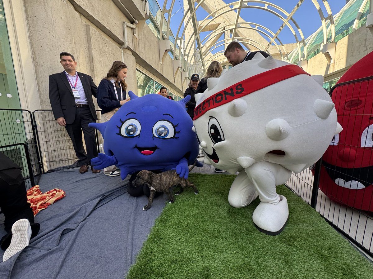 #ASH24 lots of great learning, but the puppies are the best part.  On the cityview patio til 2 pm