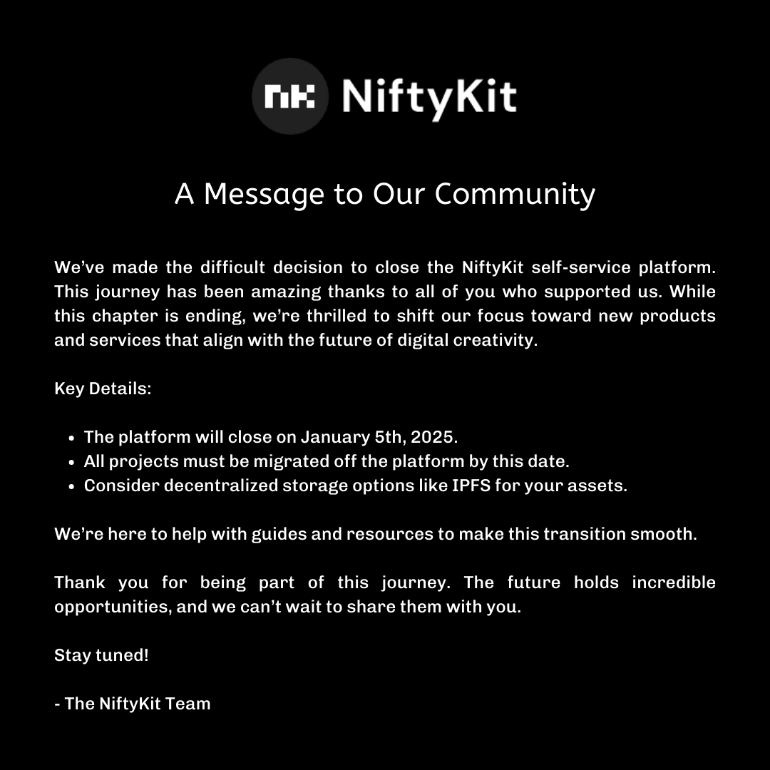 NiftyKit tweet media