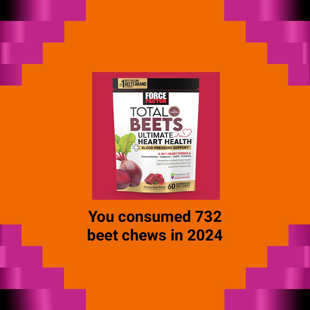 Did you remember to take your beet chews every day?