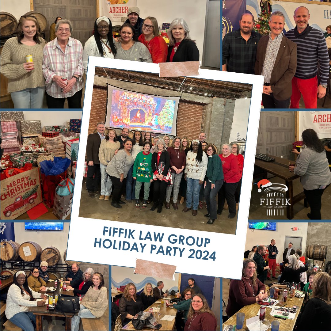 FiffikLaw's tweet photo. Last Friday, we kicked off the season with our annual holiday party! 🎉 It was wonderful to bring everyone together at Eleventh Hour Brewing Company for a festive evening filled with holiday cheer. 🍻#lawfirm https://t.co/x7V8slvCvo