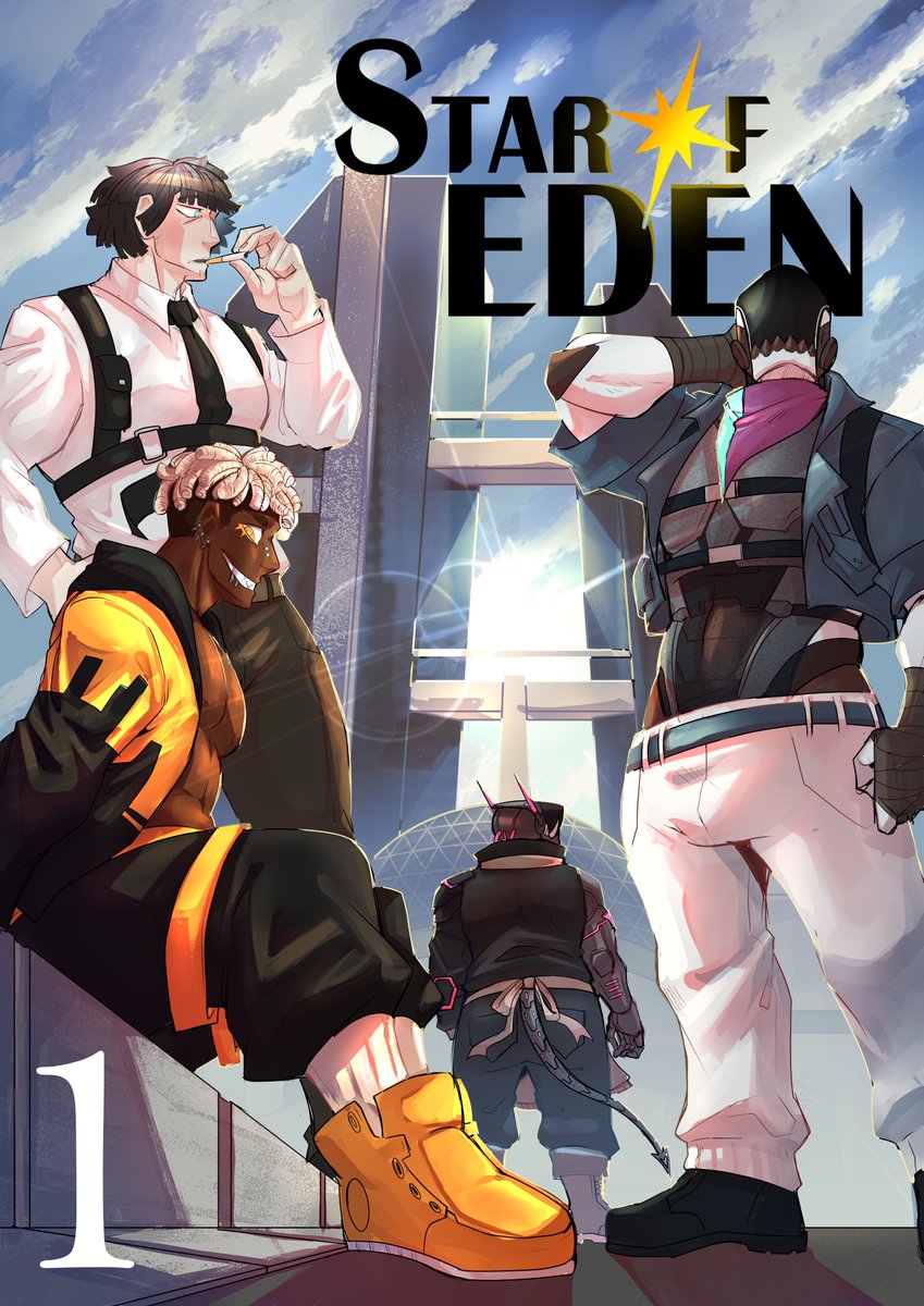 I've been working on this for a long time. My comic Star of Eden now has its first update posted publicly! If you like action, sci-fi, robots, and hot men please consider subscribing and giving it your support!
tapas.io/episode/3376468