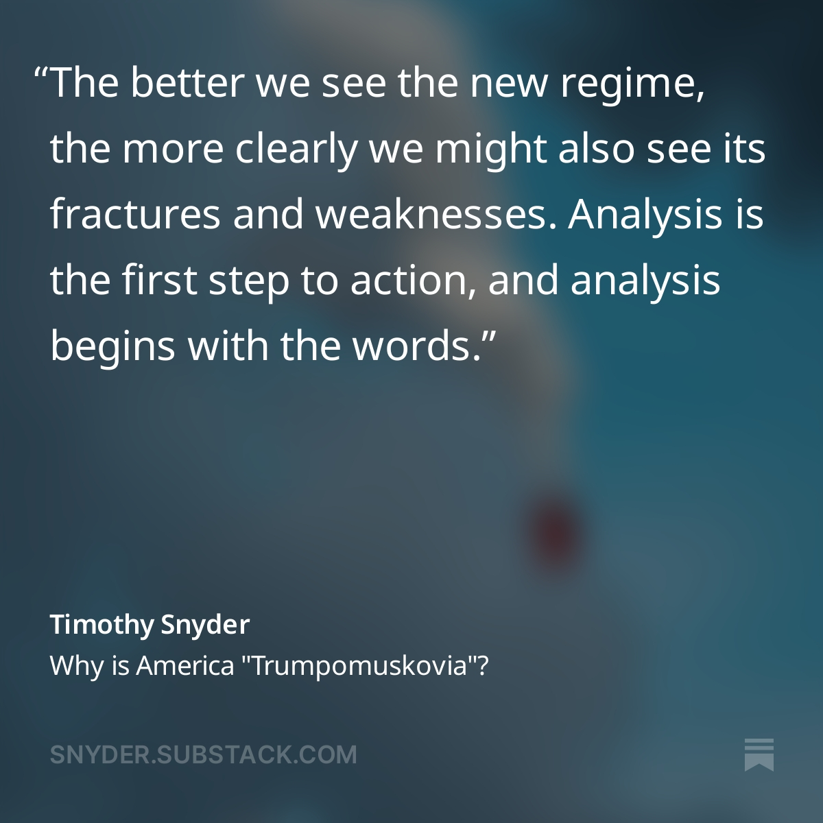 Timothy Snyder tweet media