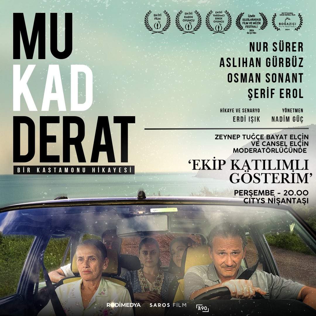 Zeynep Tuğçe Bayat Elçin ve Cansel Elçin moderatörlüğünde Perşembe saat 20.00 Citys Nişantaşı’nda gösterim sonrası söyleşimiz gerçekleşecektir. 

Biletler; biletinial.com/tr-tr/WebLogin…