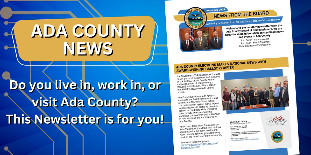 Ever wonder where your property tax dollars go?  Check out the latest Ada County newsletter. See who gets the biggest slice(s) of the pie.
adacounty.id.gov/commissioners/…