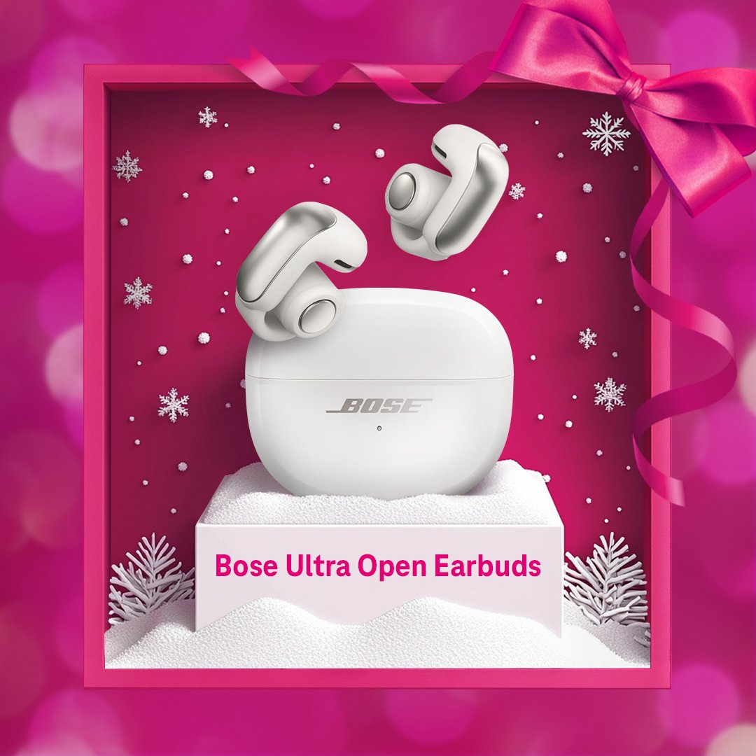 .<a href="/tmobile/">T-Mobile</a> + 🎁  = a vibe 

➡️ grab a pair of Bose Ultra Open Earbuds here: ms.spr.ly/6010ozeKs

#TeamMagenta