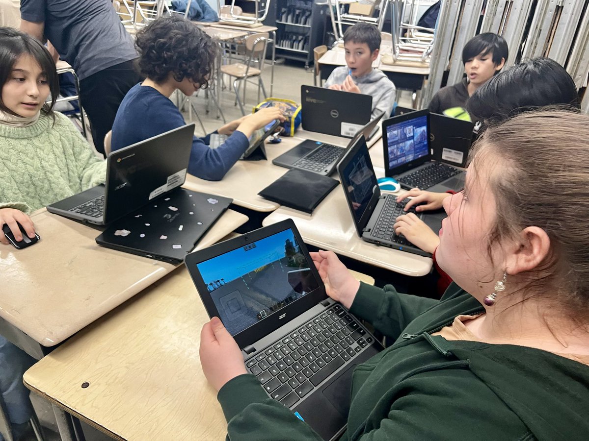 Sean M. Arnold (@seanmarnold) on Twitter photo Some coding in #MinecraftEdu to kick off #CSEdWeek. They were also designing accessible spaces in at least 4 different languages. <a href="/PlayCraftLearn/">Minecraft Education</a> Some coding in #MinecraftEdu to kick off #CSEdWeek. They were also designing accessible spaces in at least 4 different languages. <a href="/PlayCraftLearn/">Minecraft Education</a>
