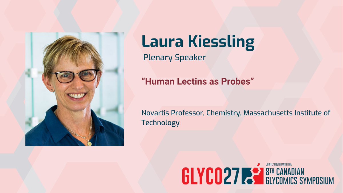 GlycoNet (@glyconet_nce) on Twitter photo 🎙️#Glyco27 Speaker Spotlight: We’re thrilled to welcome Dr. <a href="/ChemicalBiology/">Laura Kiessling</a>, Novartis Professor of Chemistry at <a href="/MIT/">Massachusetts Institute of Technology (MIT)</a> and researcher in molecular recognition and human health. Don’t miss her talk, “Human Lectins as Probes”!
Register today: glyco27.org/en/begin
#glycotime 🎙️#Glyco27 Speaker Spotlight: We’re thrilled to welcome Dr. <a href="/ChemicalBiology/">Laura Kiessling</a>, Novartis Professor of Chemistry at <a href="/MIT/">Massachusetts Institute of Technology (MIT)</a> and researcher in molecular recognition and human health. Don’t miss her talk, “Human Lectins as Probes”!
Register today: glyco27.org/en/begin
#glycotime