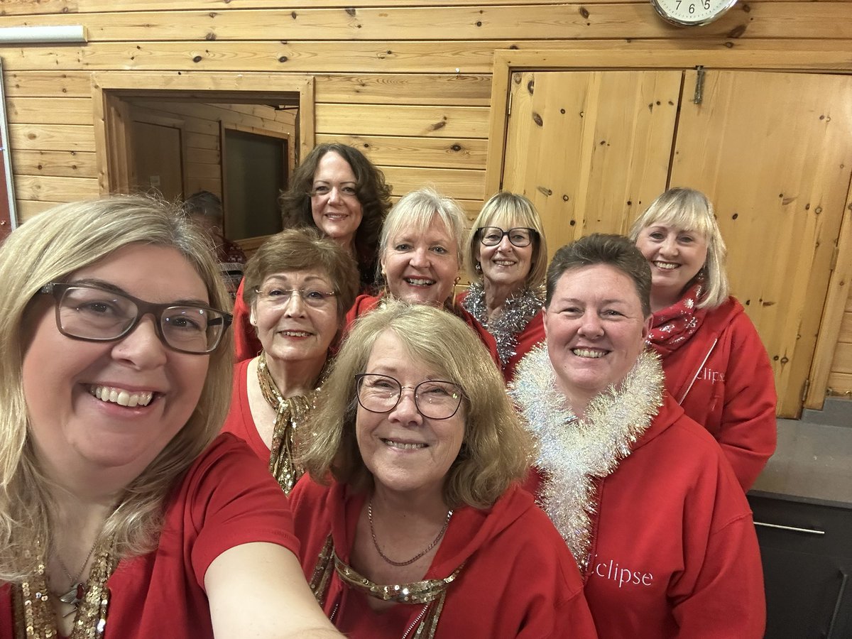 Delighted to be back singing for the Guiders of Ruislip for our fourth year at their Christmas party.  Grateful for an indoor sing after the storm cancelled our plans yesterday.