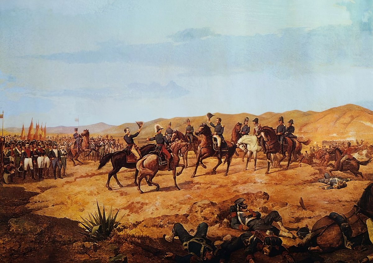 PatriaGrandeArg's tweet photo. 9 de diciembre de 1824: victoria de Ayacucho

Se cumplen 200 años de la Batalla de Ayacucho, hito que selló la independencia de América del Sur del yugo colonial español. https://t.co/KsOHdmKjSz