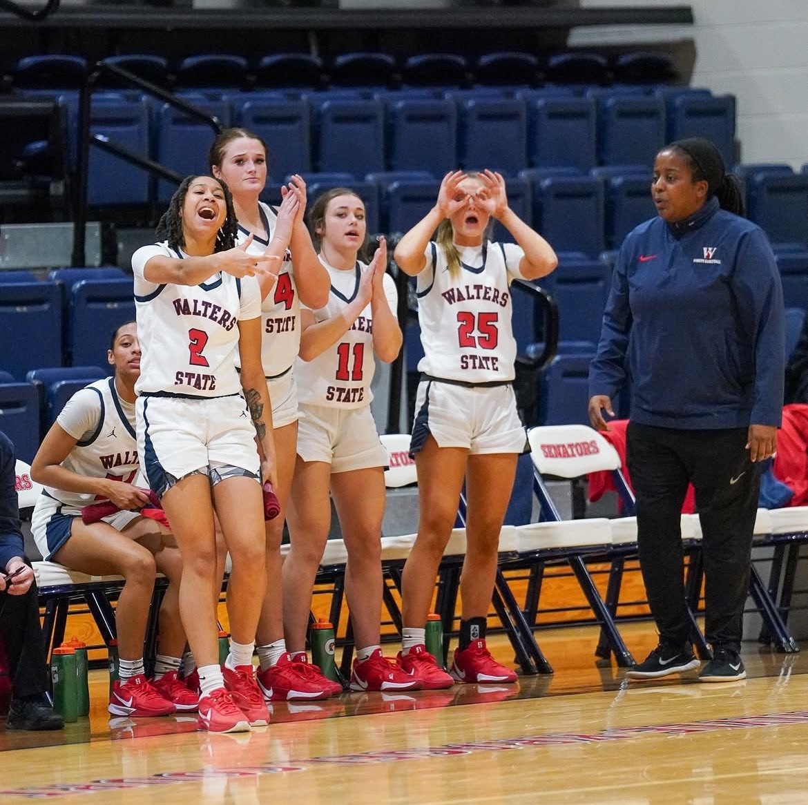 We head to Tuscaloosa, Alabama this weekend to play back to back games versus 
NJCAA TOP 25 Opponents! 

#11 Pearl River &amp; #7 Shelton State at Shelton State ❗️