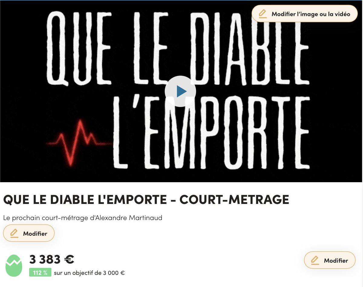cineramavideos's tweet photo. Merci à tous ! On est à 112% de financements sur le film ! :D

https://t.co/s6FLemPFCh https://t.co/cn4wDSfL56