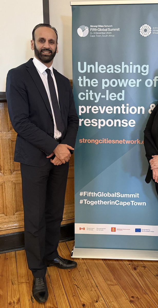 NadeemSiddique_'s tweet photo. It was an incredible honor to attend the #StrongCities Network’s Fifth Global Summit in Cape Town, collaborating with inspiring city mayors from around the world to address hate, extremism, and polarization. Hate will never win, that I’m sure of. https://t.co/piJcBESBae
