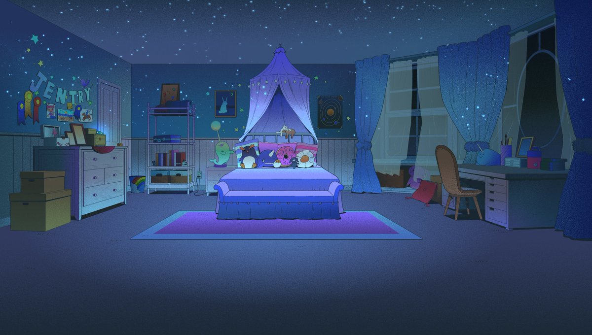 carrot_boi's tweet image. Some backgrounds I painted from Jentry Chau VS The Underworld! #JentryChauVsTheUnderworld