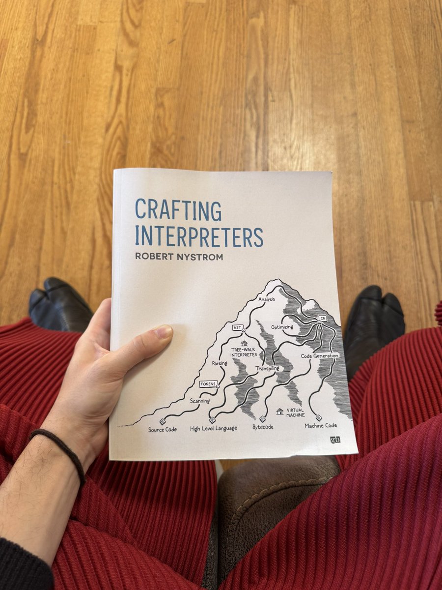 Crafting Interpreters is probably the best programming book I’ve ever read, it covers so many topics:

- lexing
- parsing
- tree walk interpreter
- bytecode and VMs
- How to write C
- memory management
- GC
- hash tables
- dynamically resizable arrays
- nanboxing
- bit twiddling