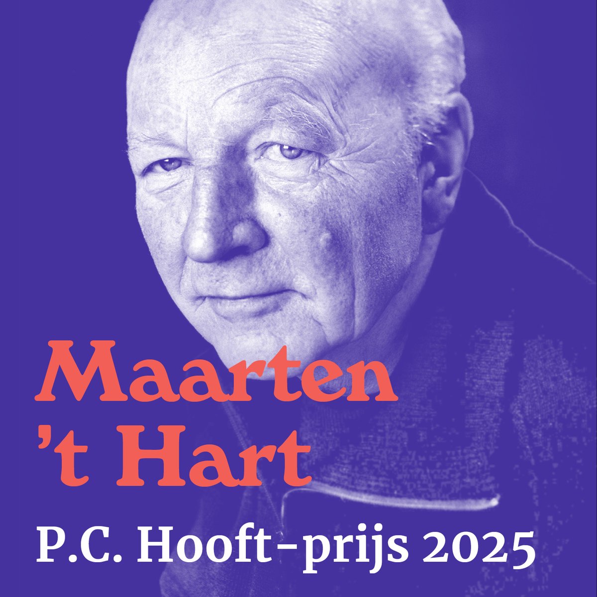 🌟NIEUWS🌟 Maarten ’t Hart krijgt de P.C. Hooft-prijs 2025.

‘Zijn meesterschap blijkt met name uit zijn dialogen, hij heeft een uitstekend oor voor hoe mensen met elkaar praten en hij weet als geen ander dat spreektaal gestileerd moet worden wil die dialoog tot leven komen.’