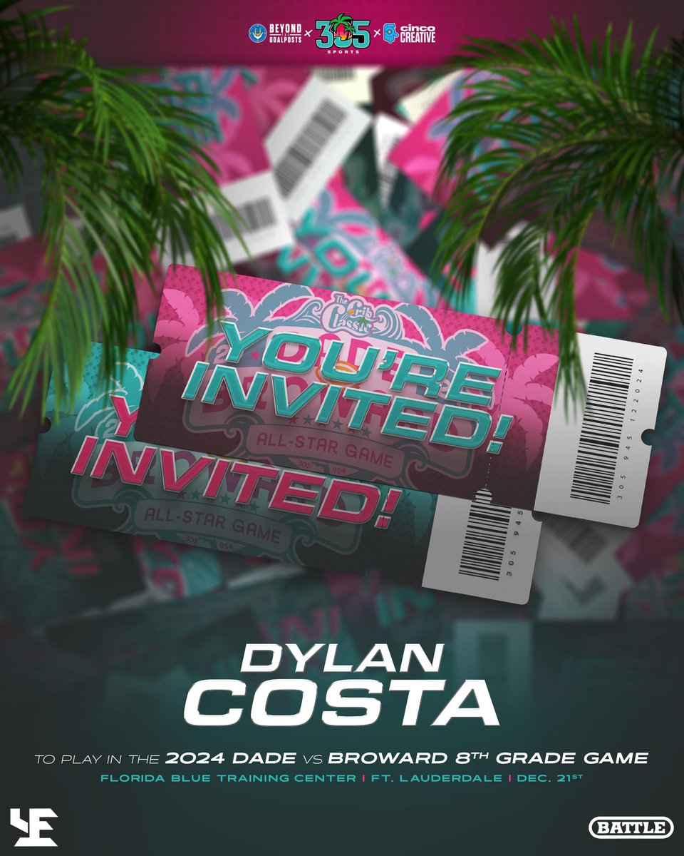 Blessed to receive an invite to the broward vs dade all star game