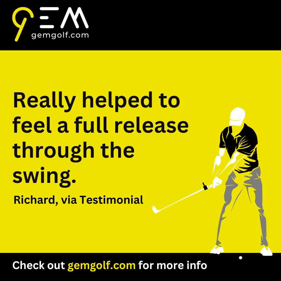 gem_golf's tweet photo. Unlock your full swing potential with GEM Golf! ⛳ See how it can transform your game. Visit https://t.co/6kki7F4ZkM for more details!

#GEMGolf #GolfSwing #GEMGolftestimonial #GEMGolfReview #TrainingAid #SwingTrainer #Golfer #Golfing https://t.co/OtfrXfYR7Y