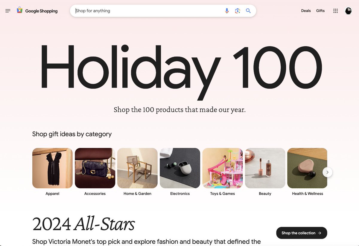 🎁 Holiday shopping just got easier.🎄Explore millions of gifts, compare prices, &amp; find the perfect presents at shopping.google.com. With curated deals, reviews, and the power of Google’s AI to guide you, you’ll shop smarter! ✨ 🛍️ #HolidayShopping #GoogleShopping #GiftGuide