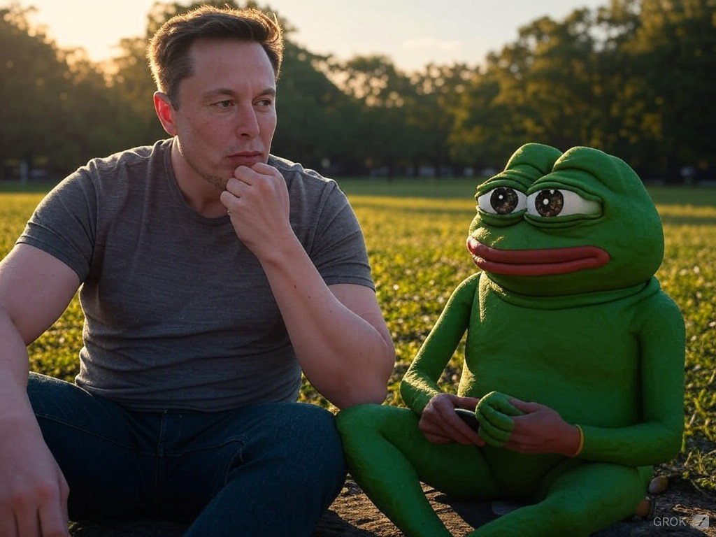 I knew it! 
<a href="/elonmusk/">Elon Musk</a> has a friend in $Pepe 🤣🤣🤣