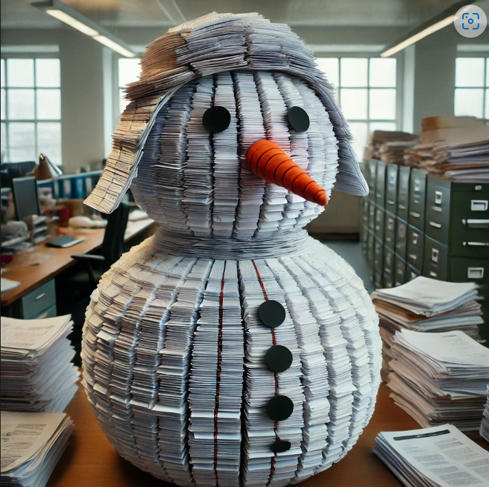 ☃️ Feeling like your duties are stacking up as high as this paper snowman? College apps, FAFSA, finals, and essays can pile on quickly, but your coach is here to help! Let’s melt away the stress together. ❄️ #FAFSA #CollegeSuccess