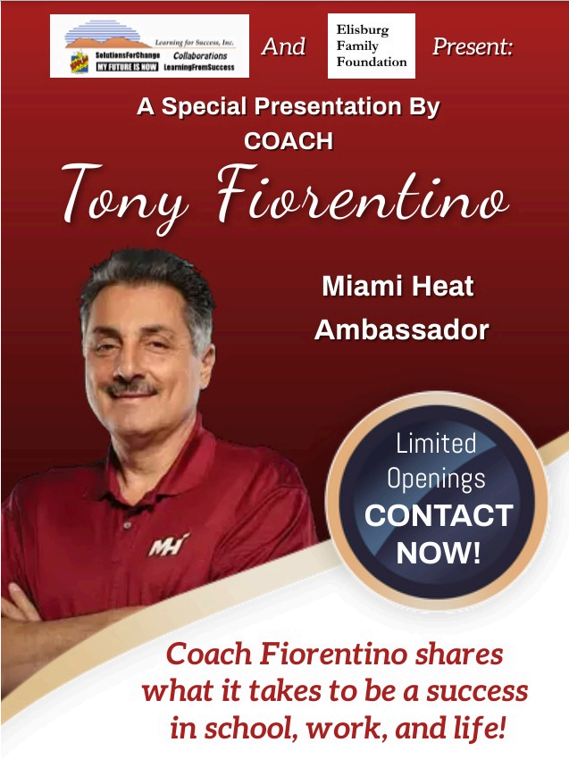 KapowSuccess's tweet photo. Thanks to @MiamiHEAT Ambassador Tony Fiorentino for speaking to students at @miamibeachSHS  School on December 5th! And thank you to Principal Al Torossian and Gwendolyn Villoch for facilitating the event at their school! https://t.co/tvoUC1NlpH