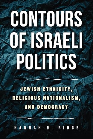 🐾<a href="/ChapmanU/">Chapman University</a> Professor <a href="/hmridge/">Hannah M Ridge</a>'s (Political Science) latest book, Contours of Israeli Politics: Jewish Ethnicity, Religious Nationalism, and Democracy, looks at the socio-political effects of ethnic prejudices within the Jewish community in Israel.

🐾l8r.it/dvgl🐾