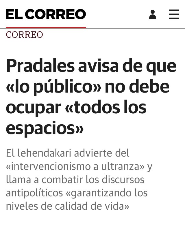 Osakidetza eraisten ari dira. 
Hezkuntza publikoarekin, berdin.
Horrek ongizateari, ekitateari, eta bide batez euskarari eragingo dion kaltea izugarria izango da.