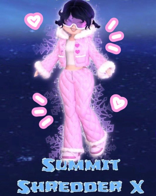 sincerelylively's tweet photo. ❄️Summit shredder set giveaway! ❄️

rules 
> Follow me &amp; @ArtisticLiv 
> Like &amp; repost 
> comment with proof! 

extra 
> follow @ArtisticLiv on roblox ~  Froggo_Weird

deadline ~ dec 16th

thank u for allowing me 2 help u in this giveaway liv 💗 https://t.co/rOCiviTeGE