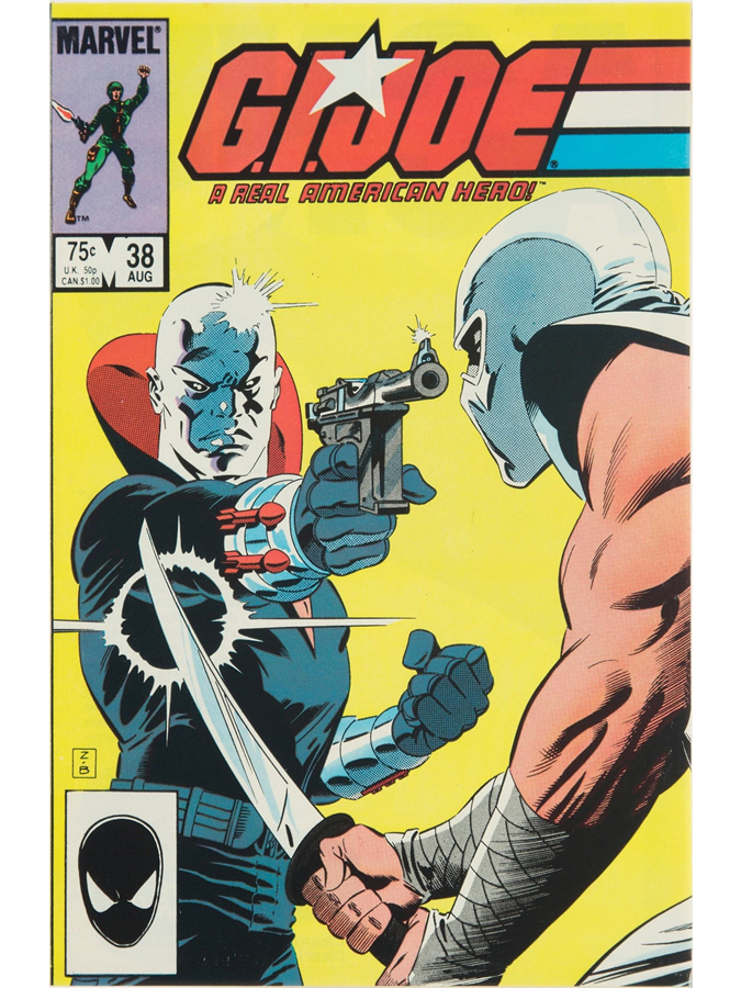 ClassicGIJoe's tweet photo. G.I. Joe: A Real American Hero #38 cover dated August 1985. https://t.co/DVgFt16PEX