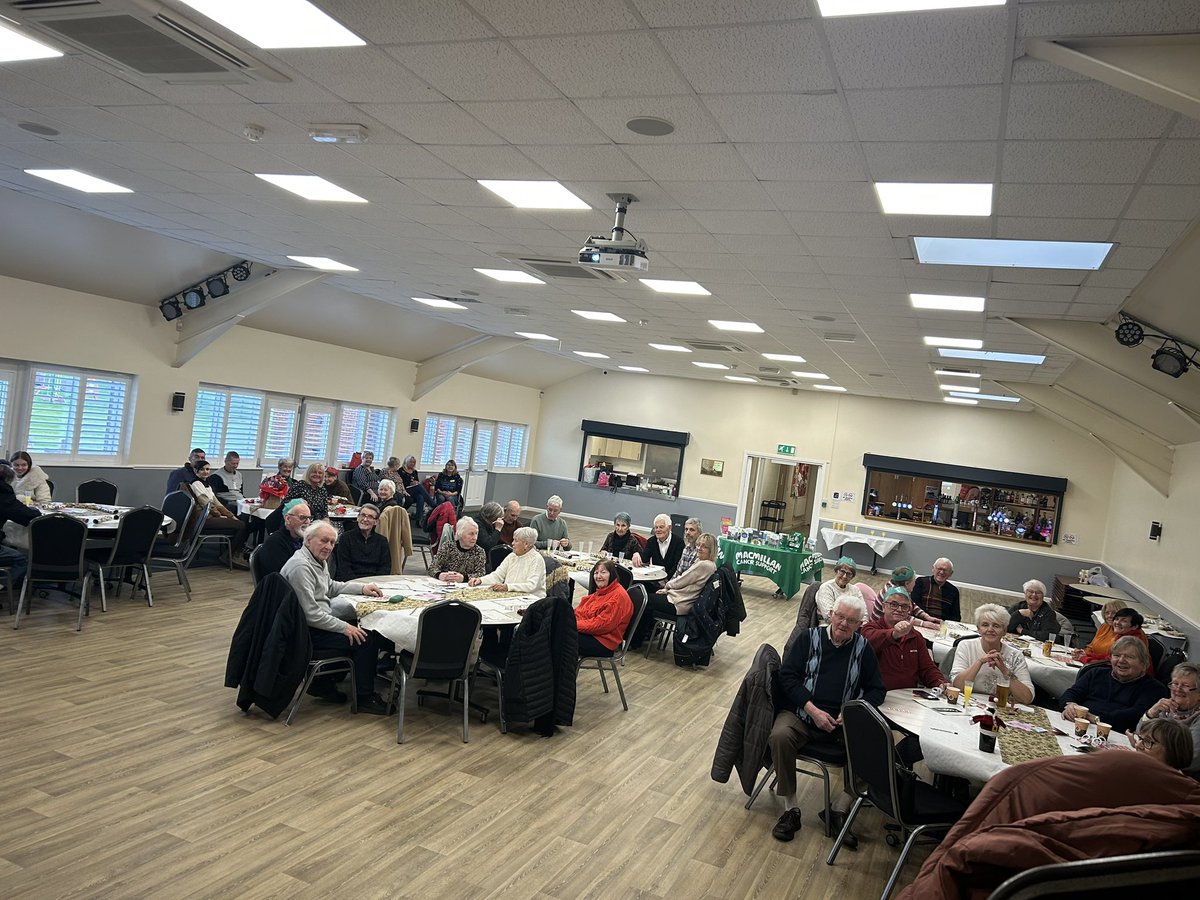 lauralily92's tweet photo. We had a hot pot supper, quiz, raffle, Christmas bingo and the children from a local school choir came to sing for us 🎄⛄️. Personalised care at its finest #personalisedcare #ugicancer @Kim_Whiteside @edunn1204 https://t.co/9eyQtXF860