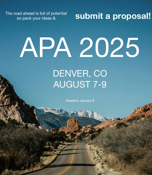 APA Division 50 (Society of Addiction Psychology) (@apadivision50) on Twitter photo Calling Division 50 members! Have a great idea for a presentation at APAās annual convention? We want to hear it! Submit a proposal by January 8: convention.apa.org/proposalsĀ <a href="/apadivision50/">APA Division 50 (Society of Addiction Psychology)</a> <a href="/APAconvention/">APA Convention</a> Calling Division 50 members! Have a great idea for a presentation at APAās annual convention? We want to hear it! Submit a proposal by January 8: convention.apa.org/proposalsĀ <a href="/apadivision50/">APA Division 50 (Society of Addiction Psychology)</a> <a href="/APAconvention/">APA Convention</a>