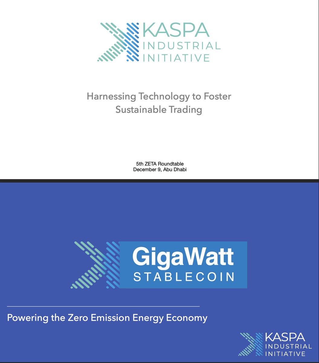 KaspaKii's tweet photo. Kii is in Abu Dhabi today showcasing one of our Projects,  GigaWatt Stablecoin to our Energy Industry colleagues, it was well received.  

#kaspa #kaspakii #GigaWatt https://t.co/mJzuT9MqhY